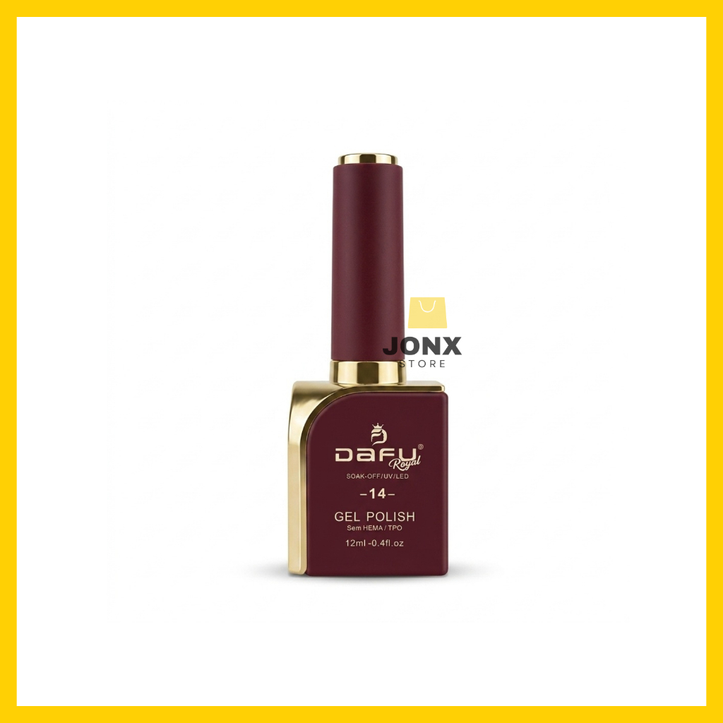 Esmalte Dafu ANVISA Nail Gel Soak Off 12ml Uv/Led Embalagem Seca Cabine Unha em Gel