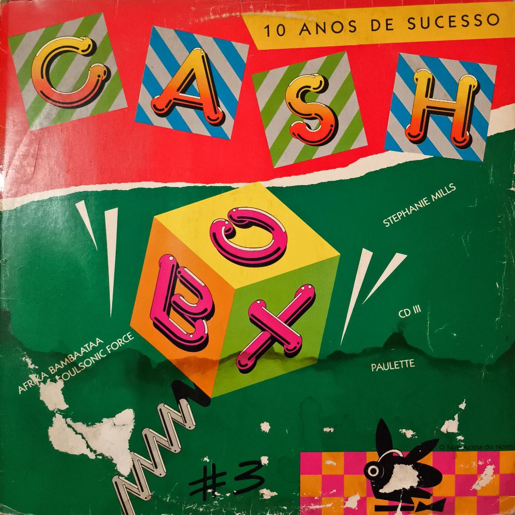 LP EQUIPE CASH BOX 1984 ( CAPA COM MARCAS DO TEMPO DISCO BOM ESTADO ) DISCO RARO