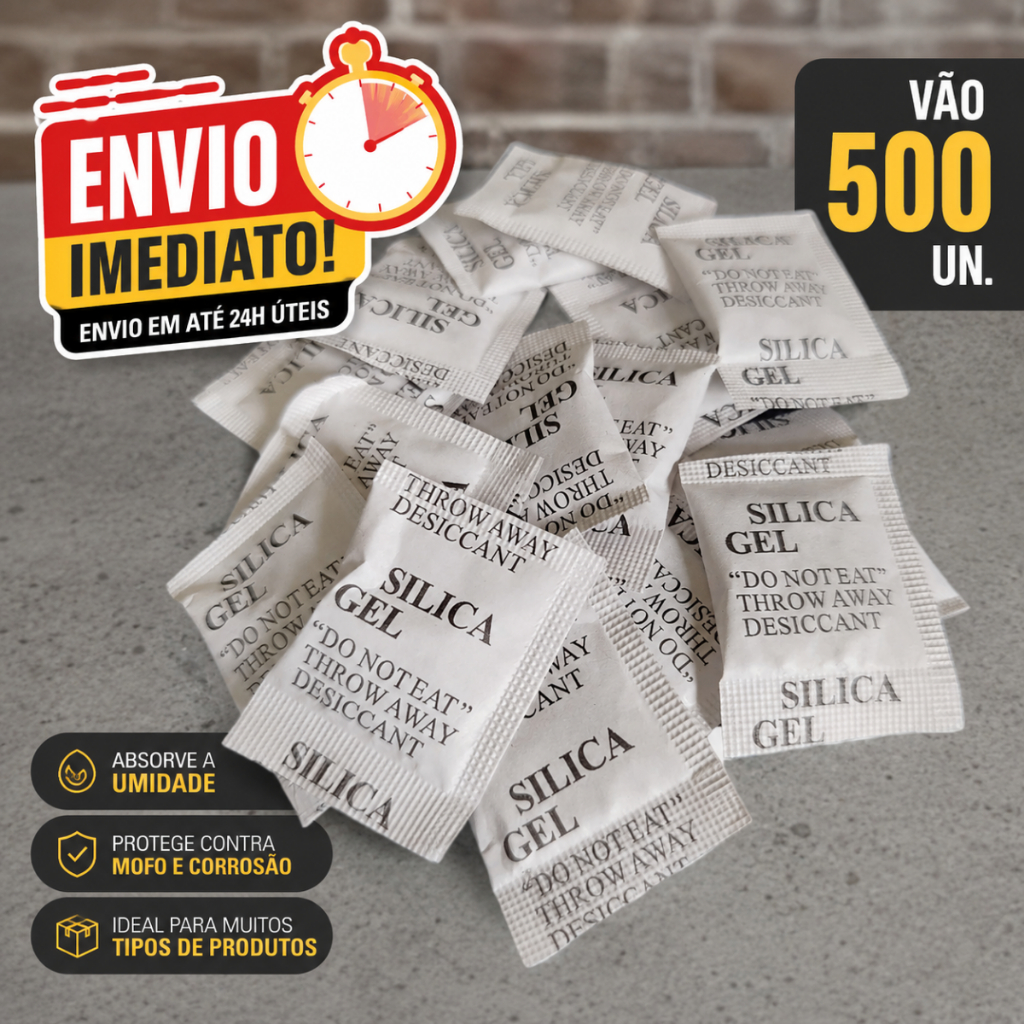Sachê Sílica Gel 1g Desumidificador