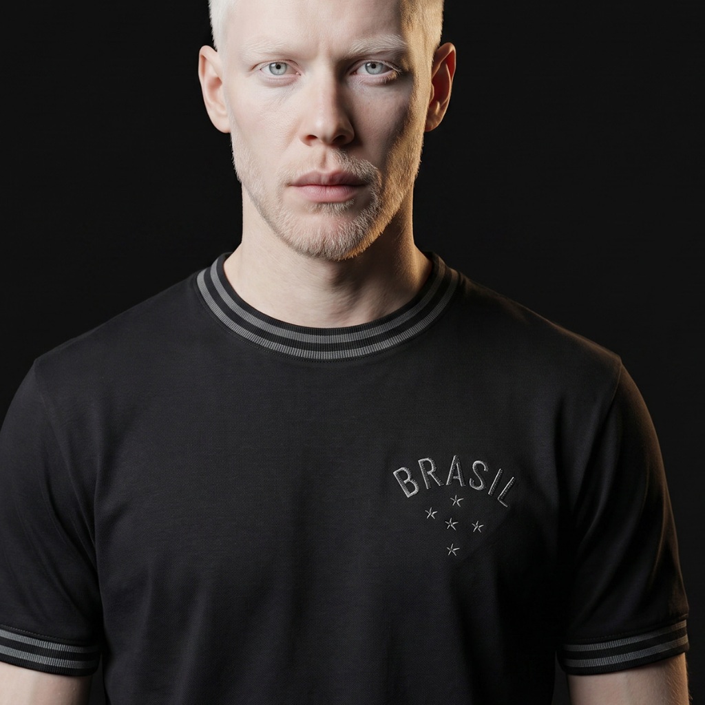Camisa Brasil All Black Masculina Oficial