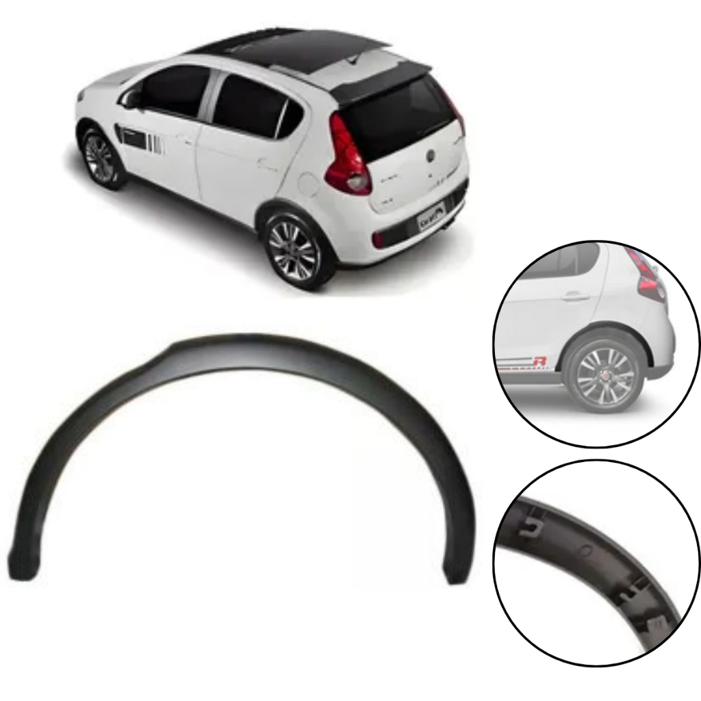 Imagem Moldura Paralama Traseiro Esquerdo Motorista Fiat Palio Sporting