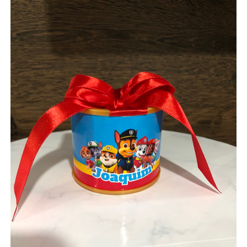 Kit Tubolatas Personalizadas Patrulha Canina | Lembrancinha Personalizada | Aniversário Infantil | Festa Patrulha Canina