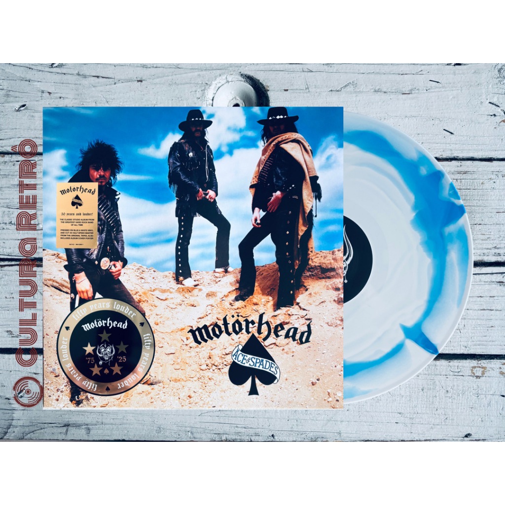 LP ACE OF SPADES MOTORHEAD 2025 ( LACRADO/ AZUL E BRANCA)