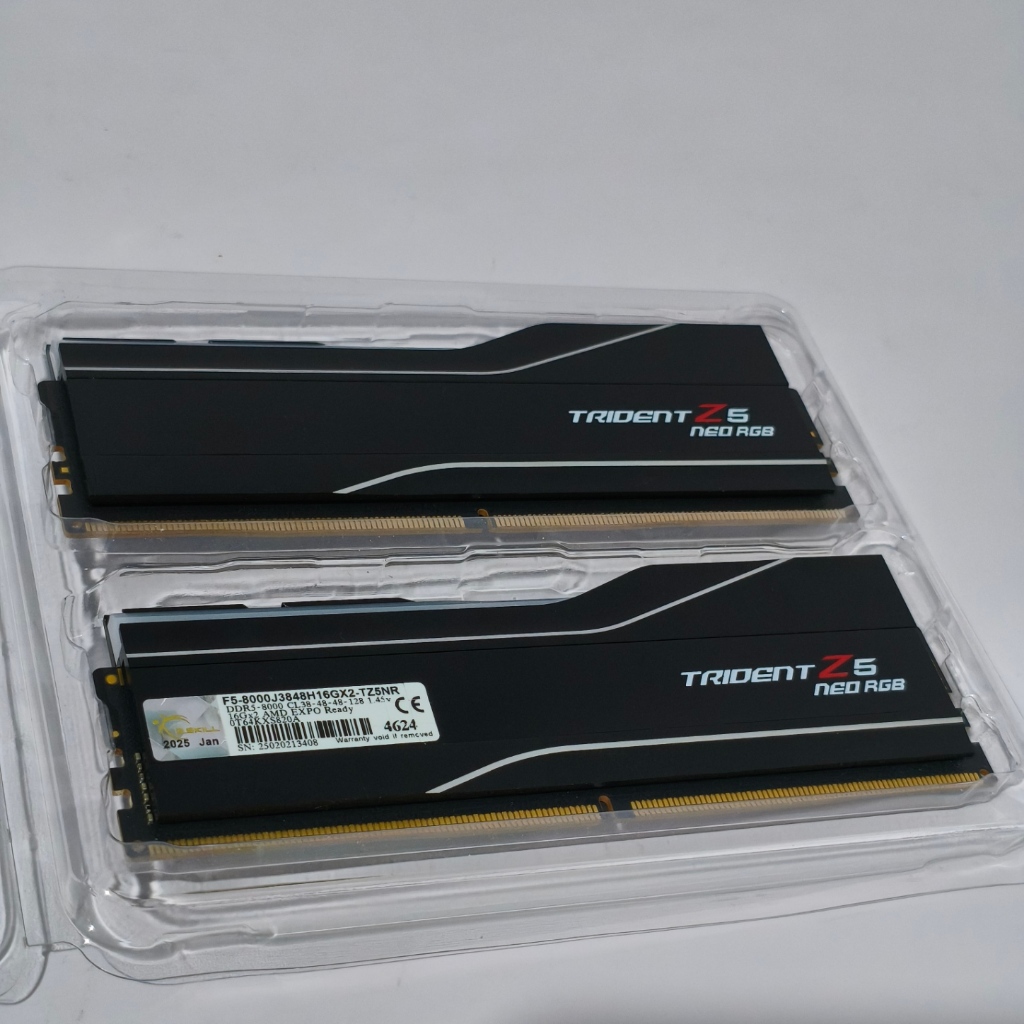 KIT MEMÓRIA RAM GAMER G.SKILL TRIDENT Z5 RGB 32GB DDR5 8000Mhz, 2X16GB
