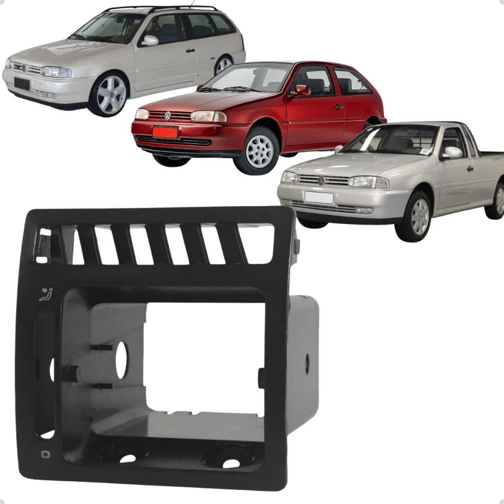 MOLDURA DIFUSOR AR PAINEL GOL PARATI SAVEIRO G2 1996 1997 1998 1999 E 2000 SEM DIFUSOR