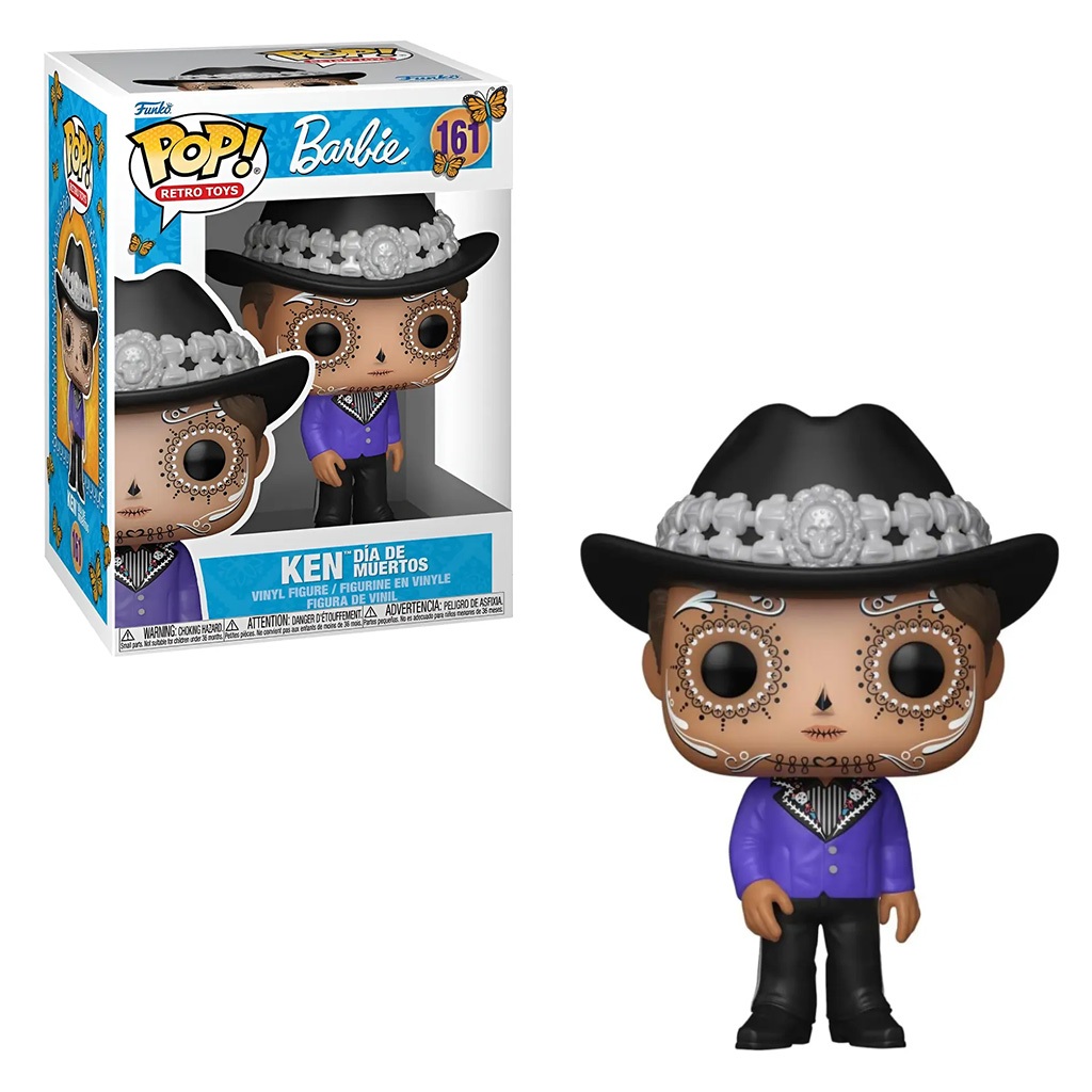 FUNKO POP RETRO TOYS BARBIE - KEN DIA DE MUERTOS 161 NOVO ORIGINAL