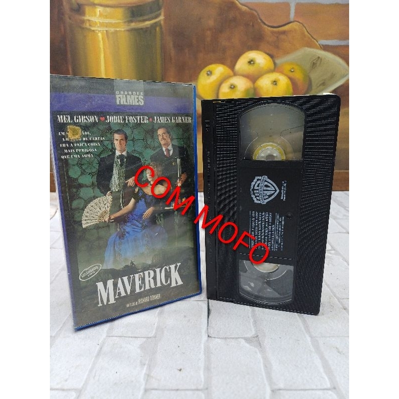 Fita VHS Filme Maverick ( Legendado)