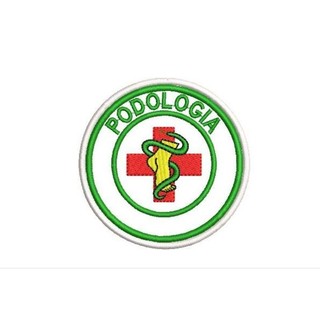 patch Bordado logo pedologia patch Bordado termocolante jaleco logo faculdade pedologia patch Bordado PODOLOGIA 8,5x8,5
