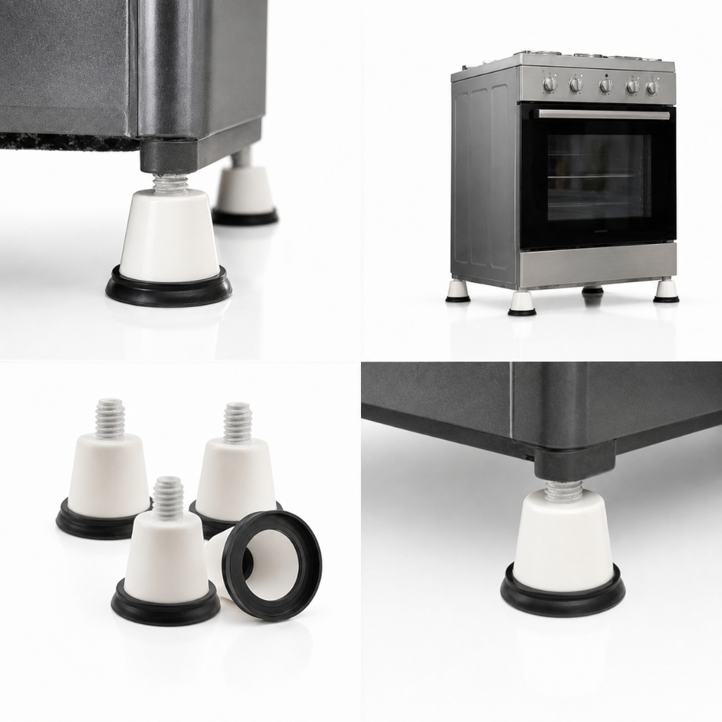 Pé Electrolux Branco Le08 Top8 L6 Para Lavadora E Fogão