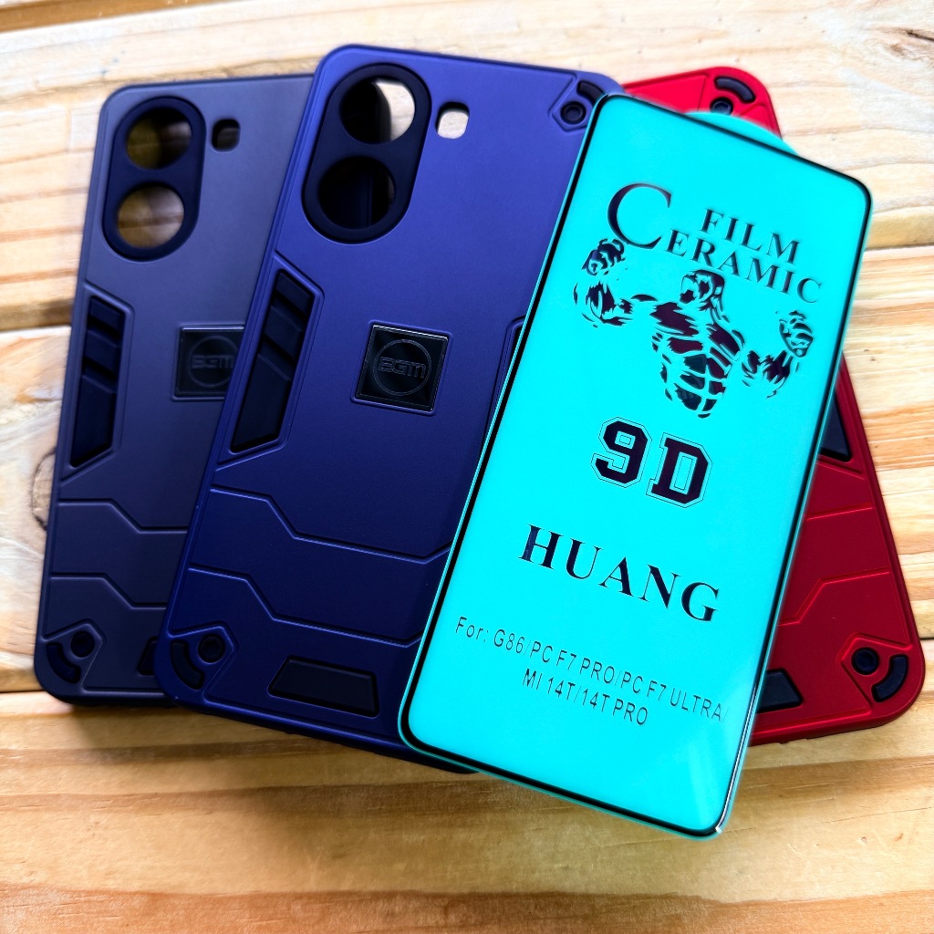 Capa Capinha Armor Anti Impacto + Película Para Xiaomi  Poco X7 Pro 5G Proteção Anti Shock