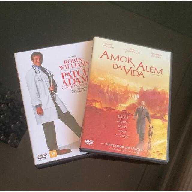 2 Dvd Robin Williams Pach Adams E Amor Alem Da Vida