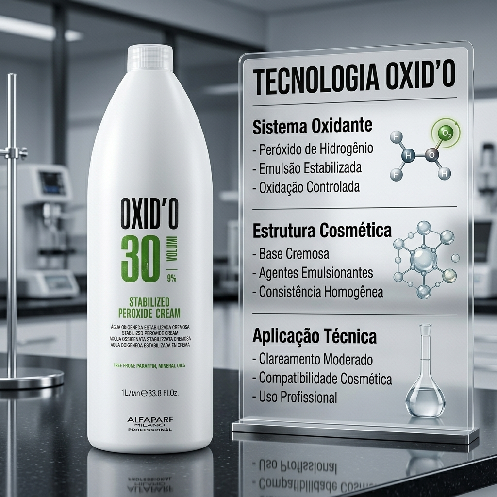 Água Oxigenada 30 Volumes OXID'O Alfaparf 1 L — imagem 2 de 2