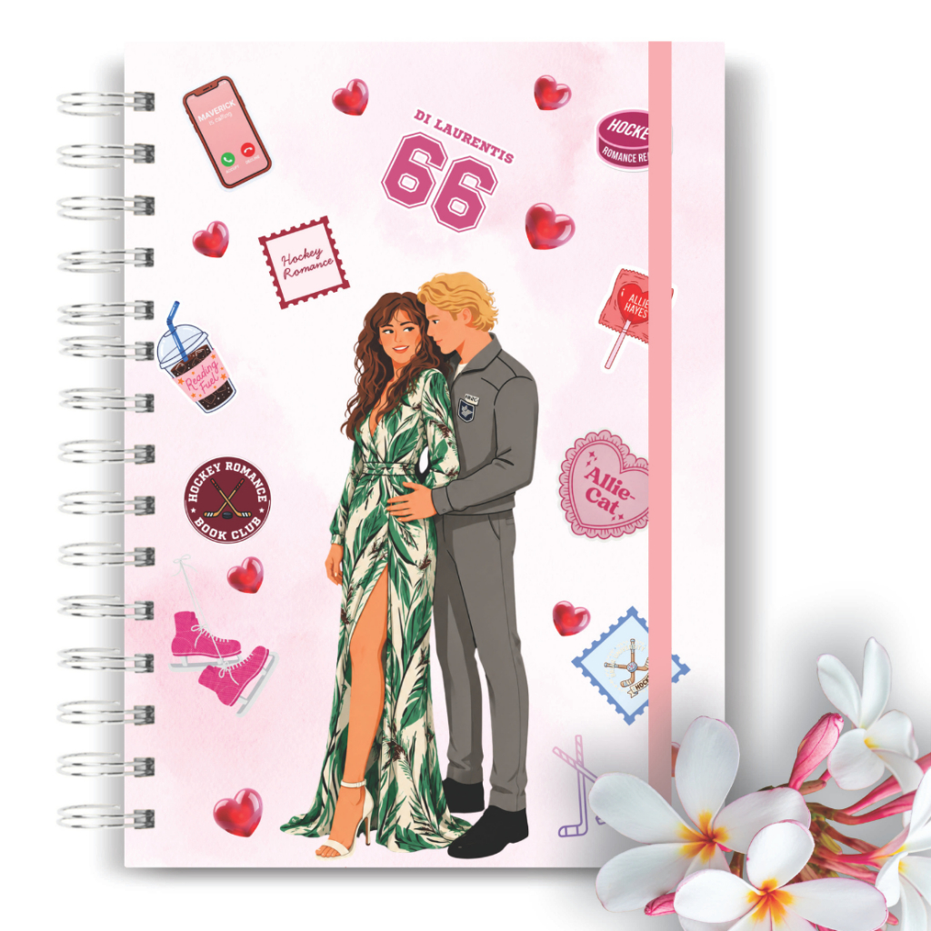 Caderno | O Jogo | Série Off Campus | 90 folhas | Dean Di Laurentis e Allie Hayes | Hockey Romance