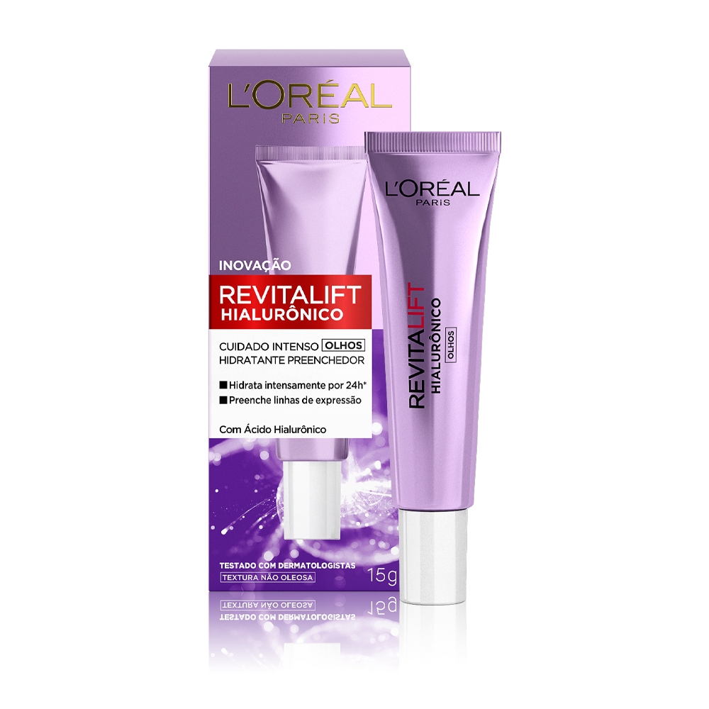 Imagem Creme para Olhos Loreal Paris Revitalift Hialurônico 15g