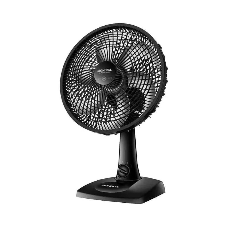 Ventilador de Mesa Mondial 30cm Super Power VSP30B 220V - Baixo Ruído e Porta-Fio