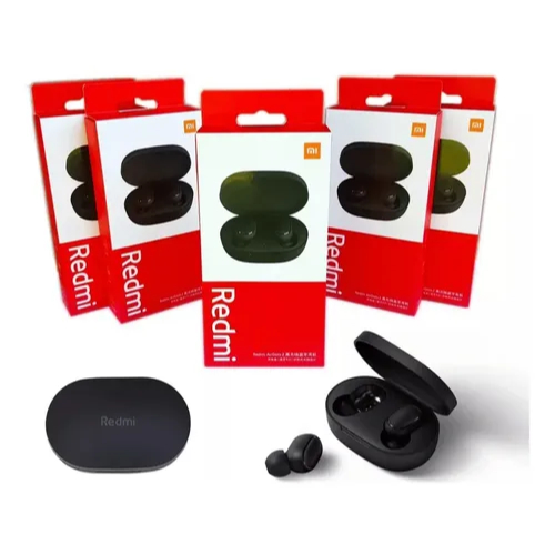 Fone ouvido Xiaomi Redmi Airdots 2 TWS Preto sem Fio Bluetooth 5.0 Preto