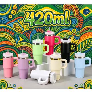 Copo Garrafa Térmica 420ml Resistente – Mantém Bebidas Frias ou Quentes por mais tempo 420ML COPO