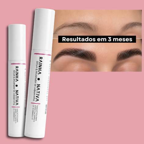 Kit 2 Sérum de Crescimento para Sobrancelha Rainha Nativa