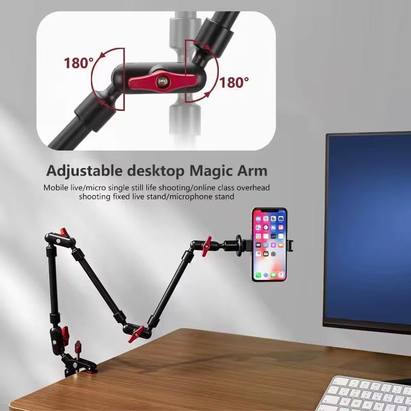 Suporte De Clipe De Colocação Para Smartphone Filmadora Câmera De Ação Braçadeira Três Do…