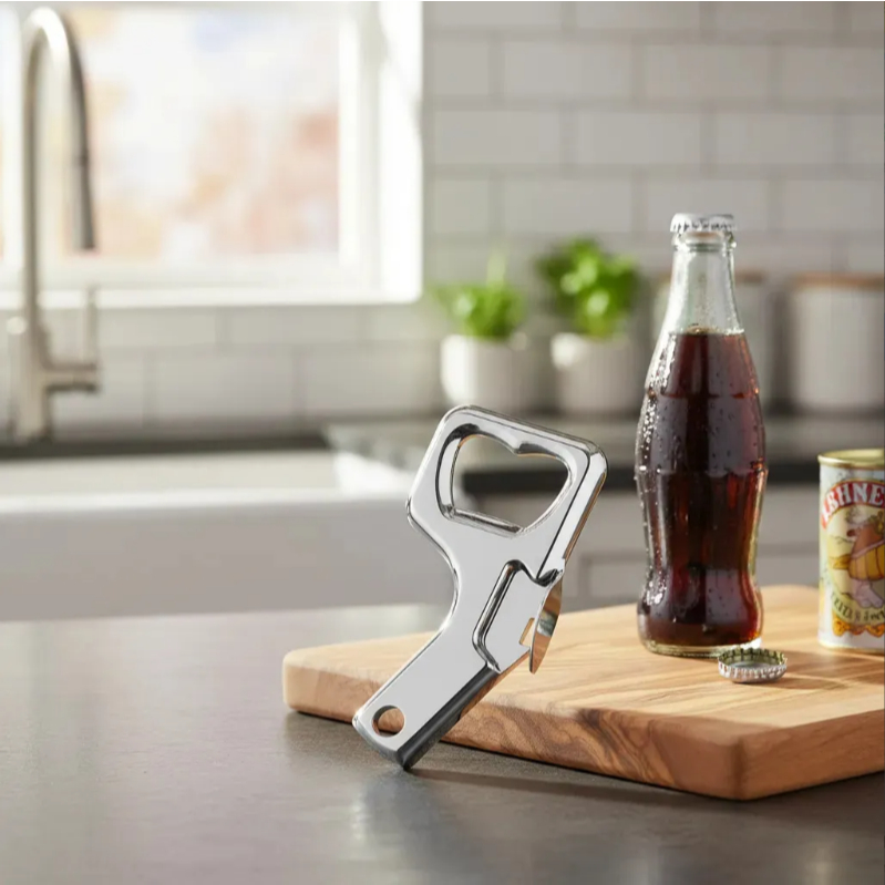 Abridor de Latas e Garrafas Aço Inox JJB Utilidades