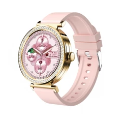 Smartwatch WL66 2026 46MM inteligente Feminina Redondo GPS IP68 2 Pulseiras BPM Esportes