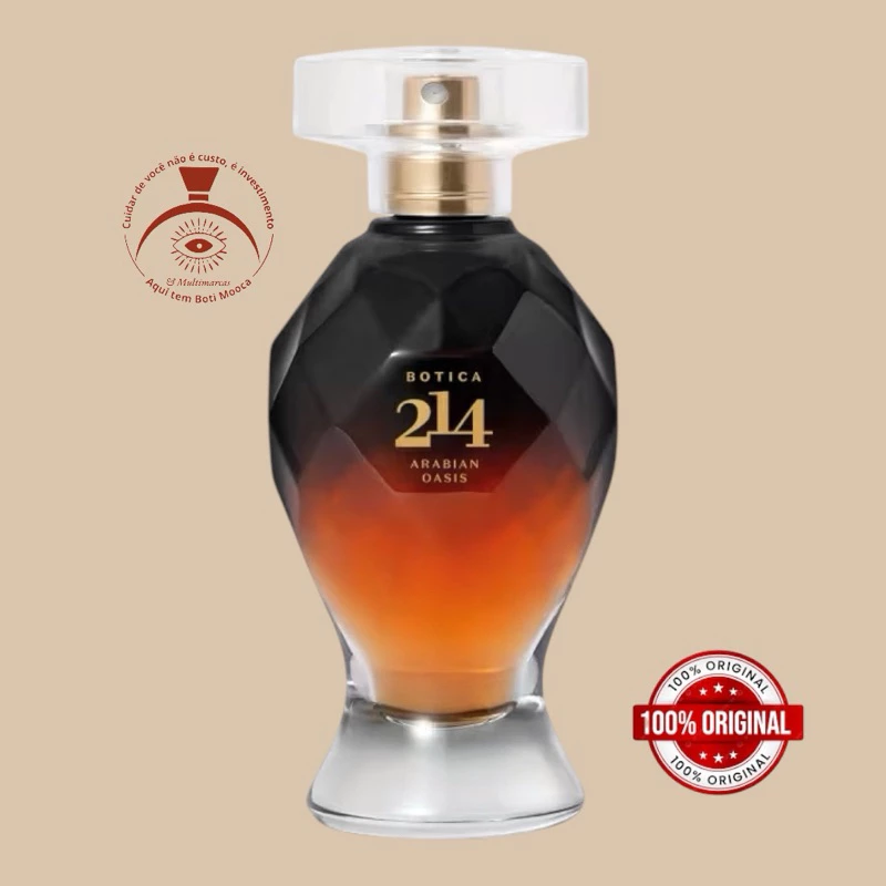 Botica 214 Arabian Oasis Floral Frutal Eau De Parfum 75ml Feminino ou Masculino - original o Boticário