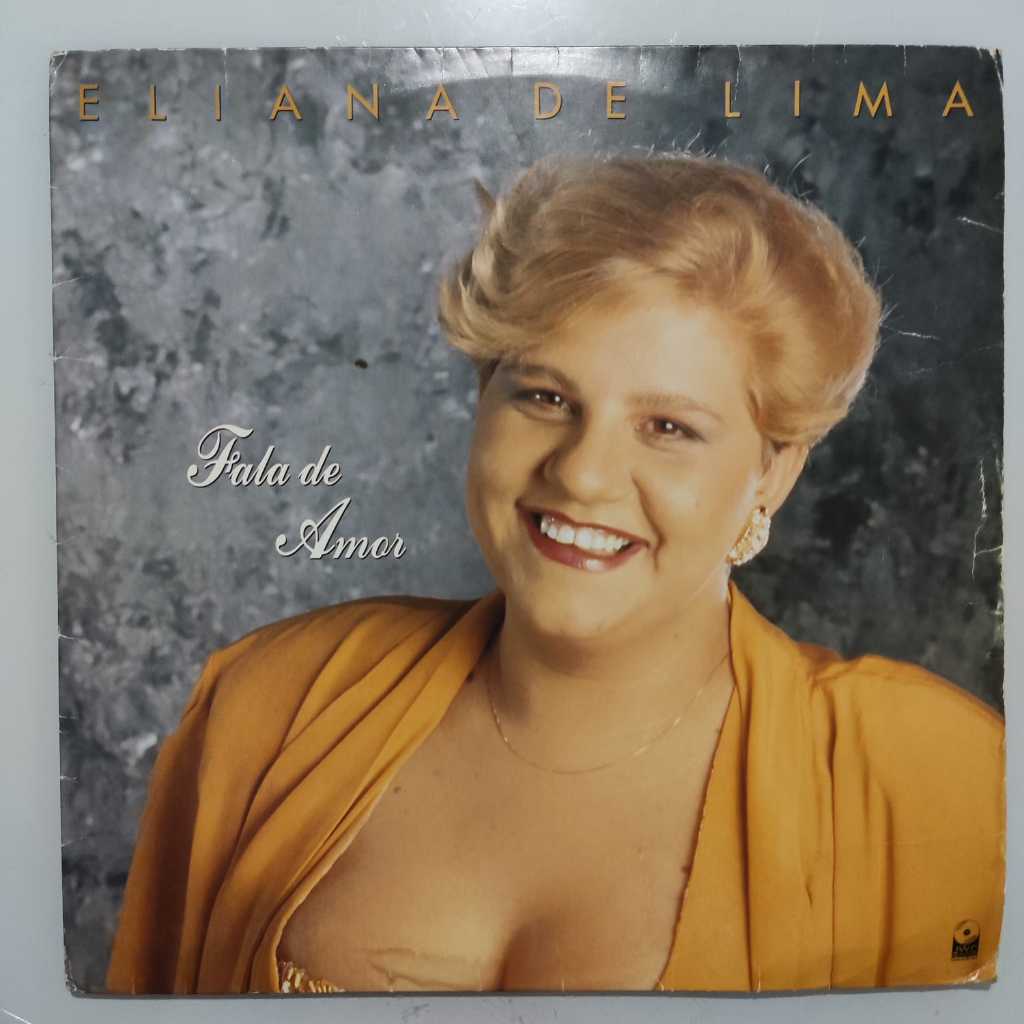 LP Vinil Eliana de Lima - Fala de Amor (1991) Com Encarte | Samba | Pagode | Disco de Vinil