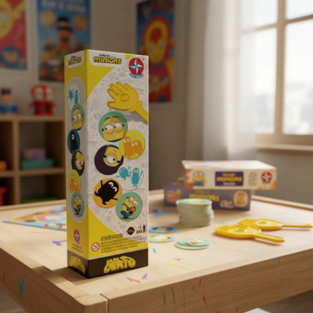 Jogo Tapa Certo Minions 2 - Brinquedos Estrela