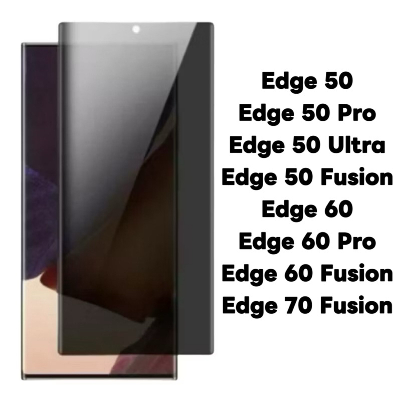 Película Cerâmica Fosca Privacidade para Motorola Edge 60 50 70 Pro Fusion Ultra