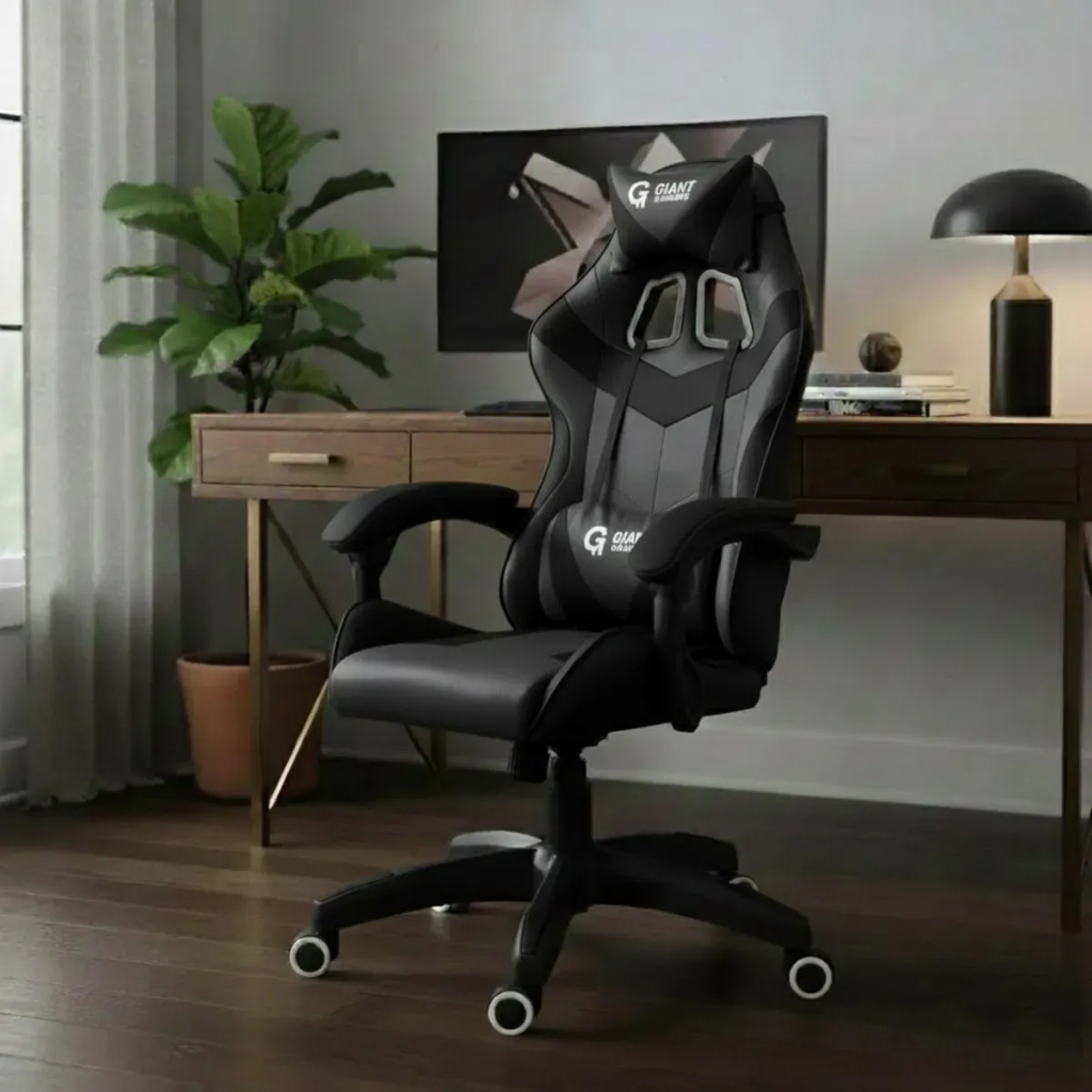 Cadeira Gamer Profissional Ergonômica Reclinável 150° Conforto Premium Suporta 200kg + Apoio Lombar