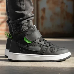 Tênis Botinha Infantil Ortopasso Casual Force One Confortável Conforto Macio Estiloso Cano Alto