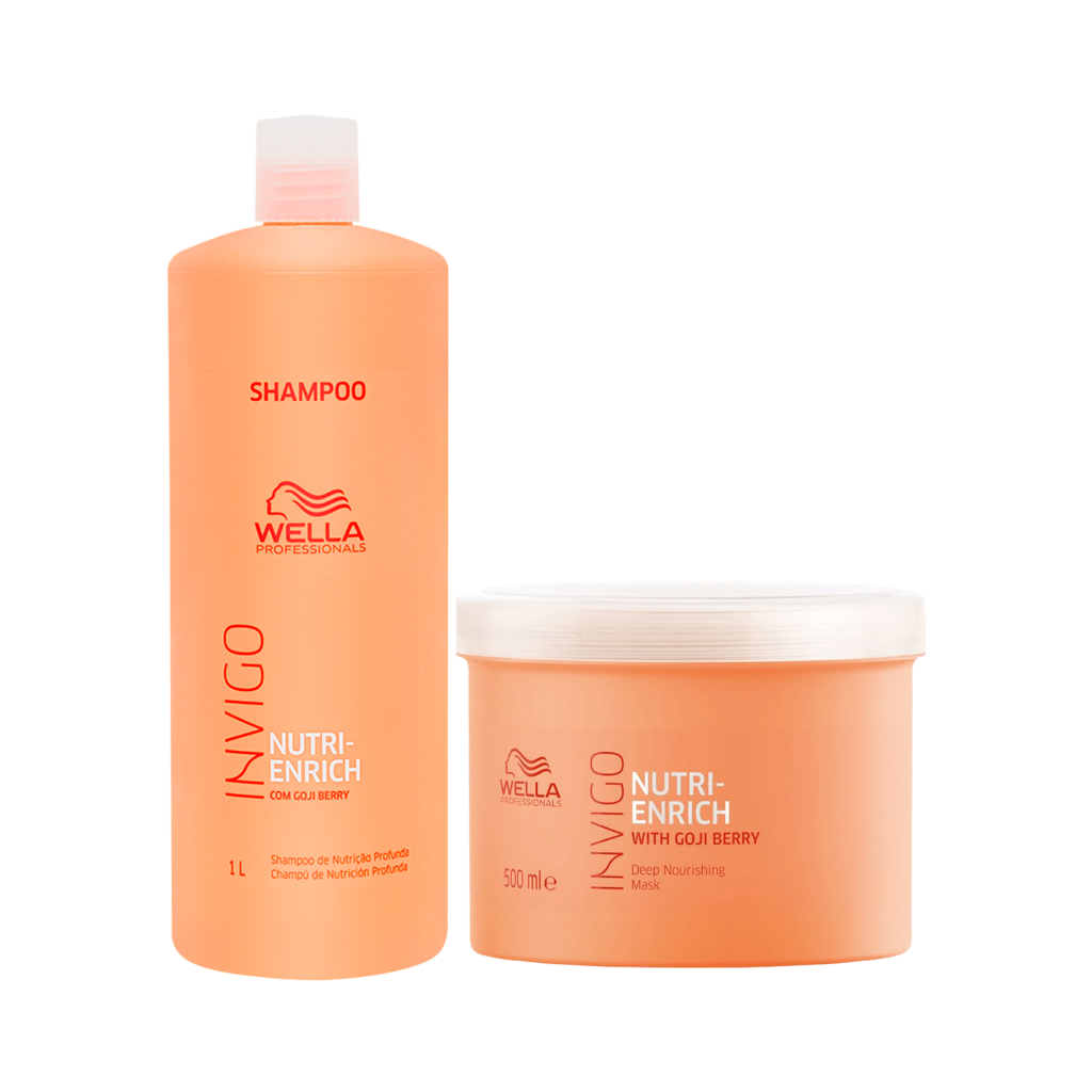 Kit Wella Invigo Nutri-Enrich Duo Salão (2 Produtos)