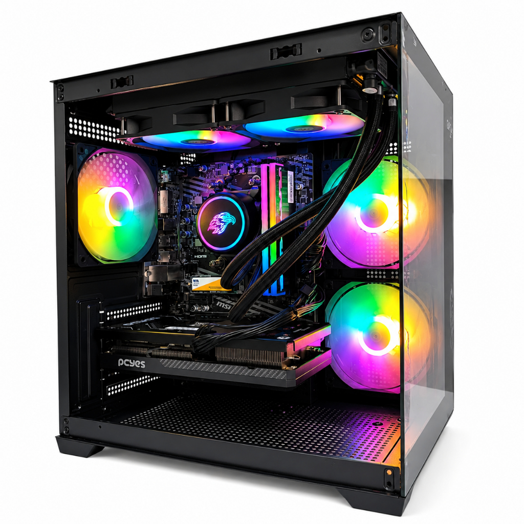 PC Gamer AMD Ryzen 7 5700X, RTX 5060 8GB, 16GB RAM, SSD NVMe 1TB, WiFi, Gabinete