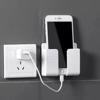 Suporte de Parede Multifuncional para Celular e Controle Remoto