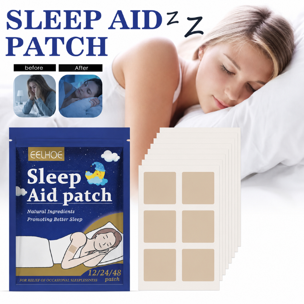 Kit Adesivo Relaxante Noturno para Dormir | Sono Profundo e Natural | Eelhoe