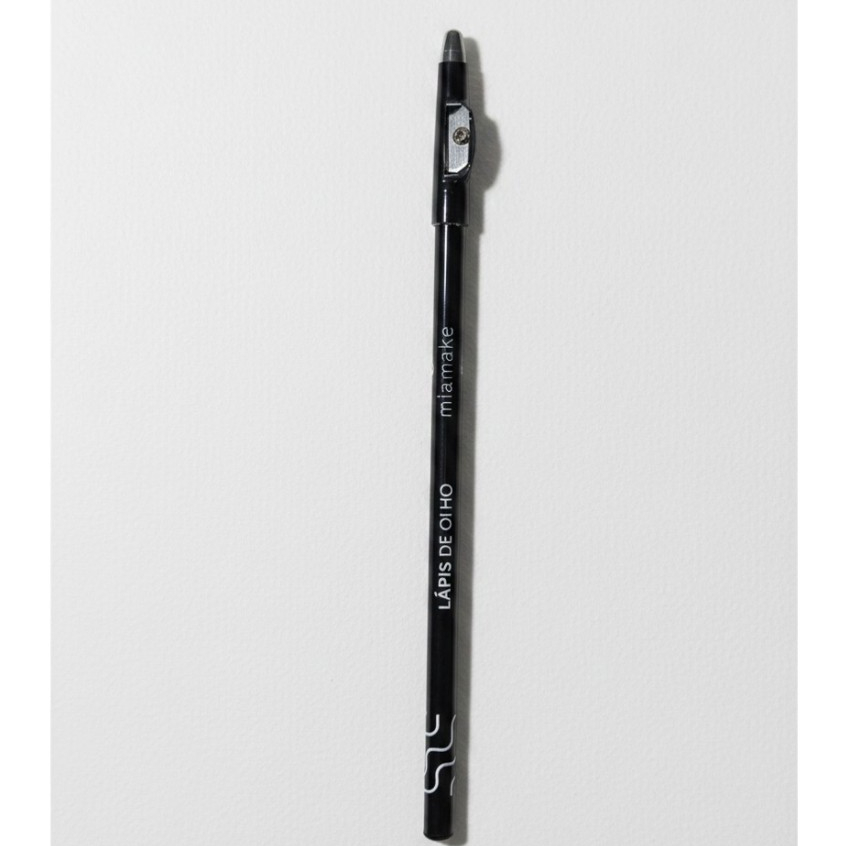 Lápis de olho Preto com Apontador da Mia Make