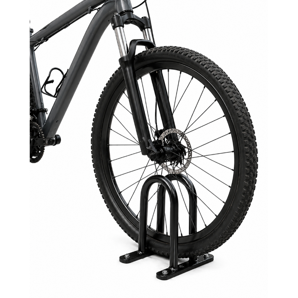 SUPORTE DE CHÃO BICICLETÁRIO REFORÇADO - PRETO