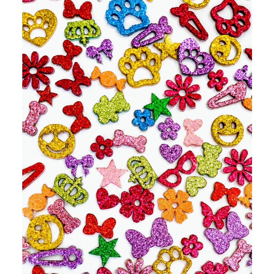 50 | 100 Mini Adesivos Pet - Cola Importada - Petshop