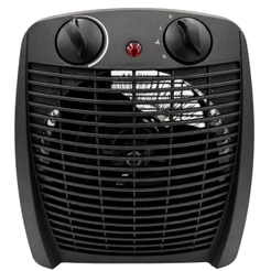 Aquecedor Elétrico Portátil 2 em 1 Aquece e Ventila AQ-100 Kian Preto 1800w 220v