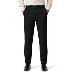 Calça Social Masculina Em Microfibra - Tecido Premium