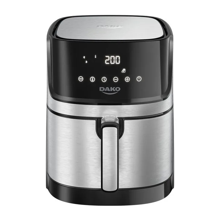 Fritadeira Air Fryer Dako 5 Litros - Painel Digital | 127V - 1700W | 8 Programas Automáticos
