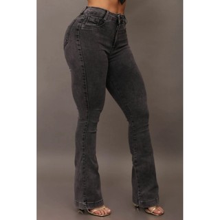 Calça Jeans Flare Feminina, Calça Flare Cintura Alta, Calça Jeans Boca De Sino Premium.