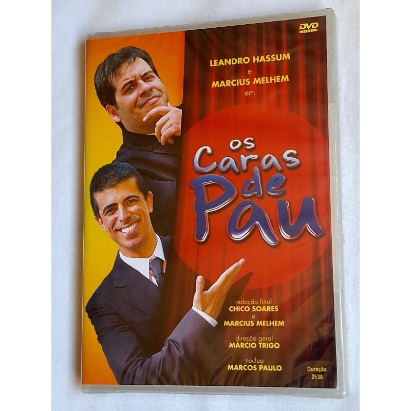 dvd os cara de pau seriado Globo comedia Leandro Hassan Lacrado raridade