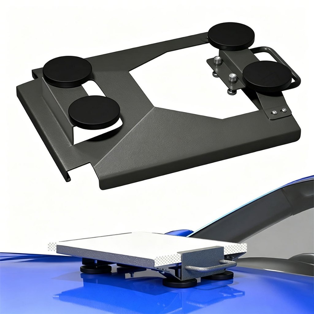 Suporte Veicular Magnético para Starlink Mini Ímãs de Neodímio 66mm Ultra Fortes Fixação no Teto