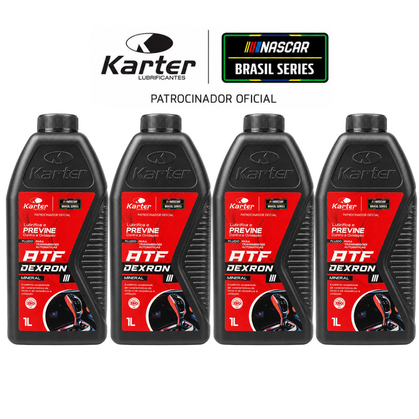 Kit 4 Óleo Transmissão Automática Karter 1L