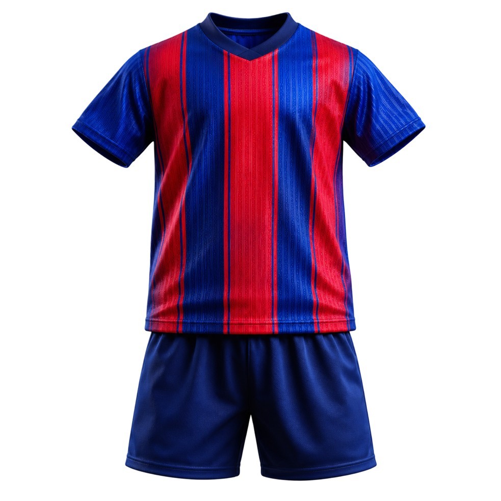 Conjunto Masculino Kit Camisa + Short de Futebol Infantil ou Juvenil do B@RC&LON@ Time Menino
