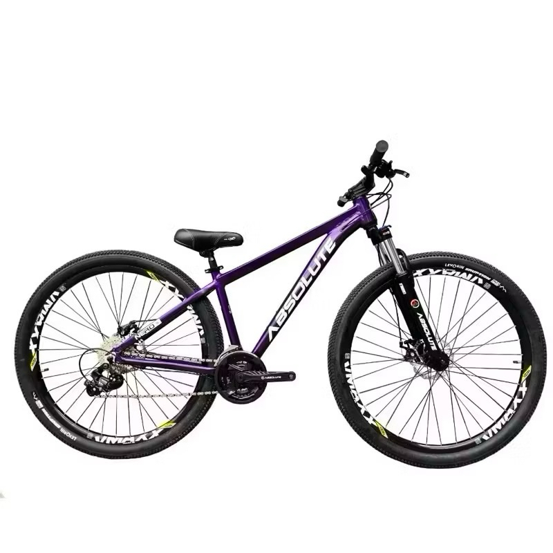 bicicleta absolute Nero 5 roxa aro 29 com vmaxx com marcha e freio mecânico e pneu flame