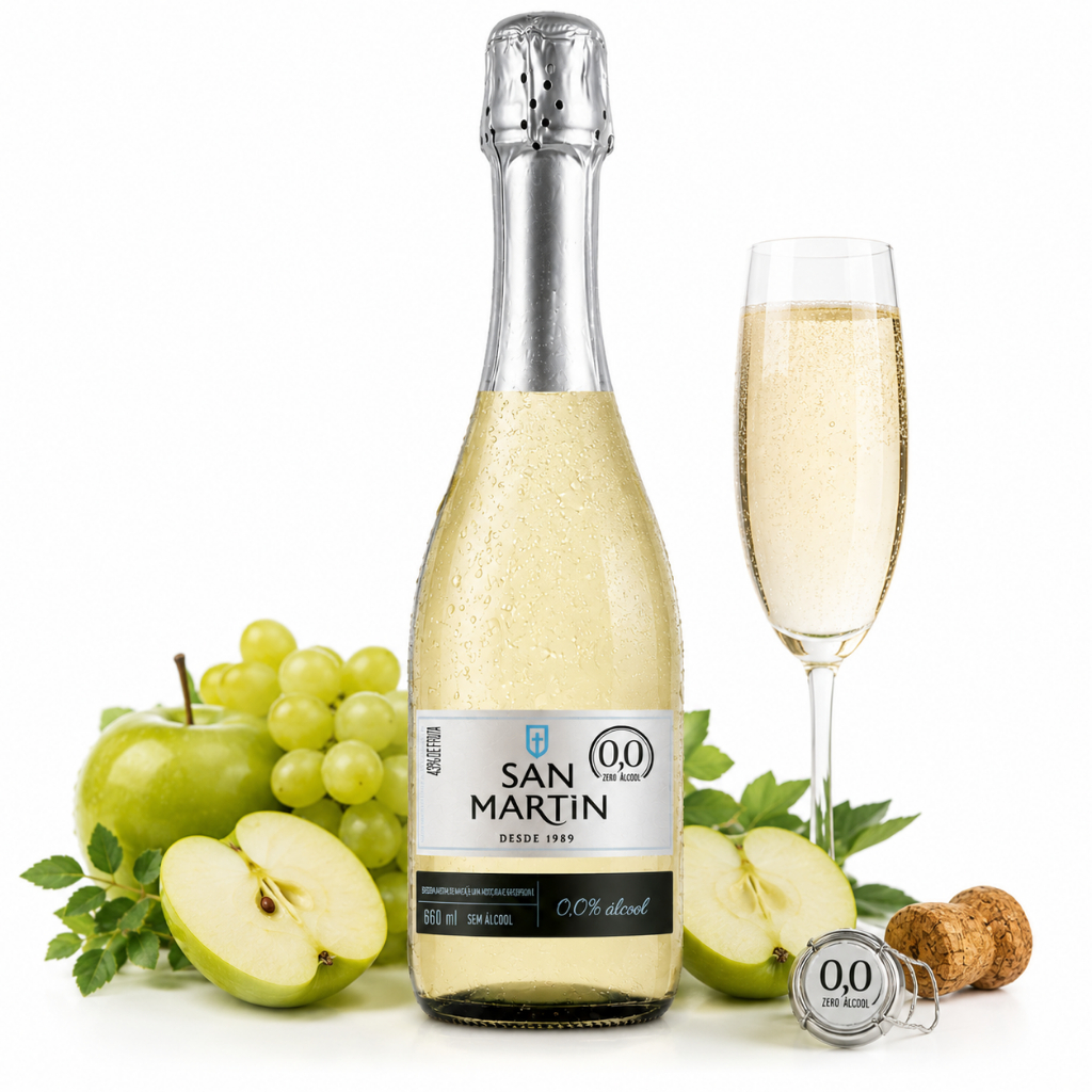 Espumante San Martin Moscatel Zero Álcool 660ml – Celebre Todos os Momentos
