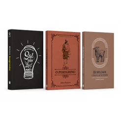 Kit Humildade + O Peregrino + Bíblia Sagrada Sal da Terra e Luz do Mundo | NAA
