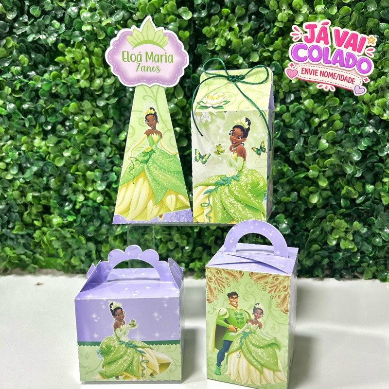 KIT/PERSONALIZADO PRINCESA E O SAPO PARA LEMBRANCINHAS DE ANIVERSÁRIO/ FESTA PRINCESA E O SAPO (JÁ VAI COLADO)